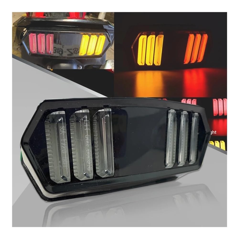 Luci Posteriori Per Moto 12V Luce Freno A LED Per Posteriore ATV Stop E Indicatori Direzione Per MSX125 Per CBR650F Per CTX700 Stop Luci Freno