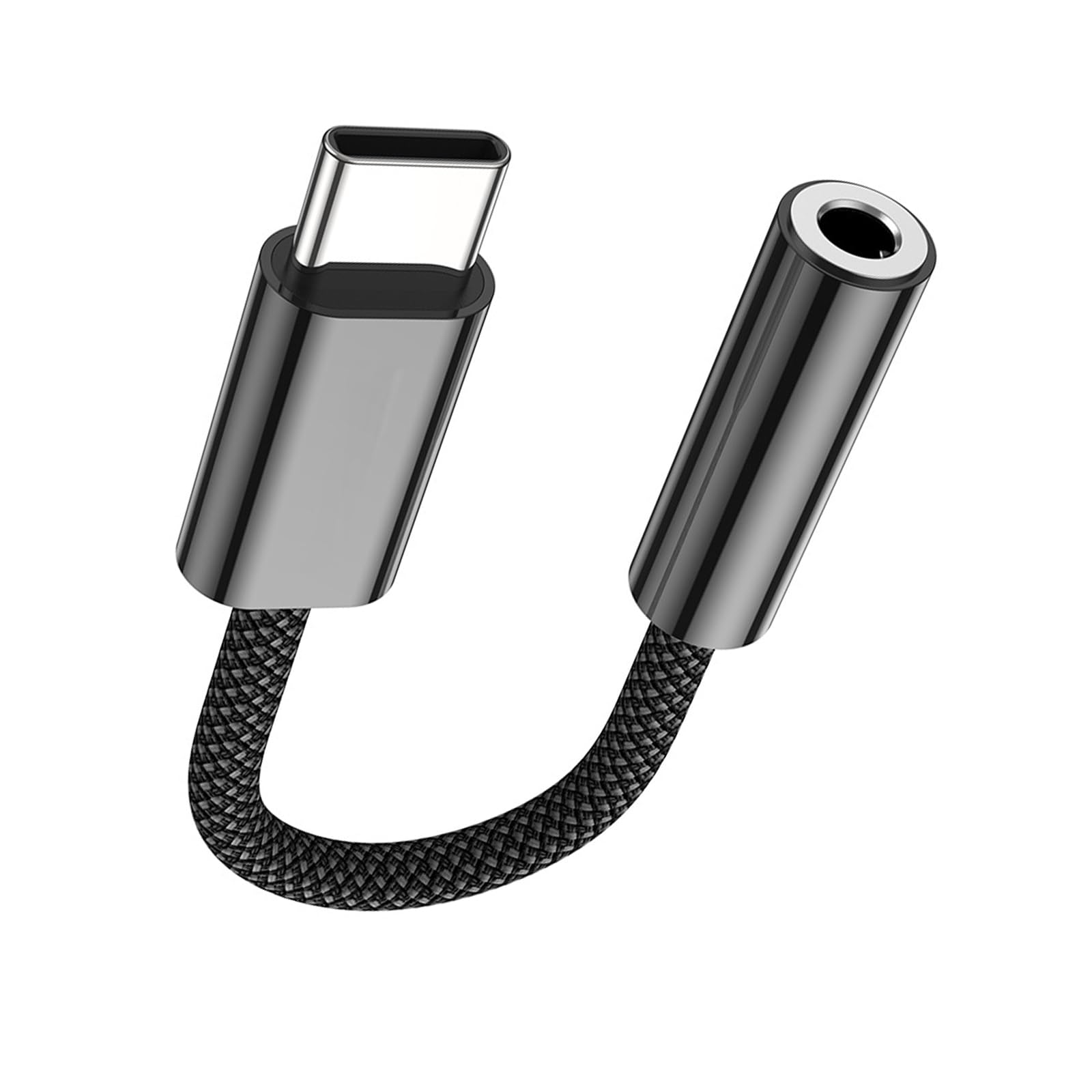 Fidioto 1Pack Black USB Type C to 3.5mm Female Headphone - adapters | Mubboo