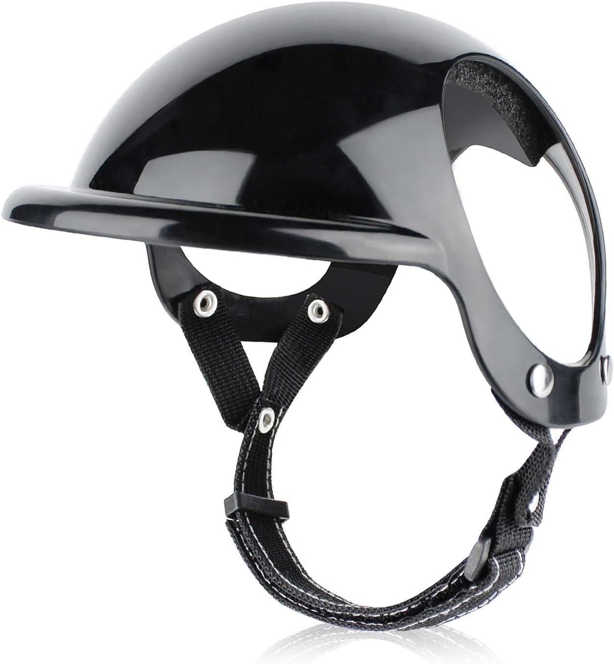 Dog Cycle Helmet, Dog Helmets For Protection Motorcycle Motorbike Bike Bicycle Riding - Pet Helmet With Adjustable Belt Size - Soft And Comfortable - S/M/L