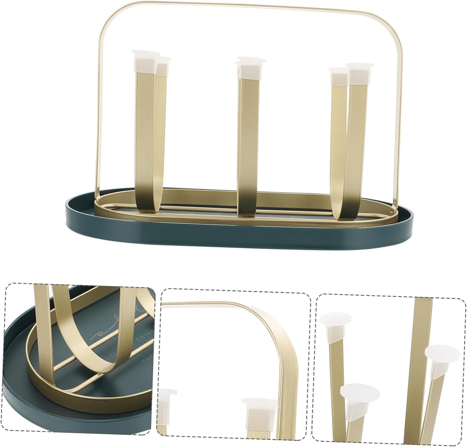 Wassergläser, Tassenbaum, Getränkehalter, Tassenhalter, Tassenständer, Tassen-Organizer, aus Metall, Wand-Tassen-Organizer, Kaffeetassenständer, Trinkbecher-Aufhänger, Tassendisplay(A)