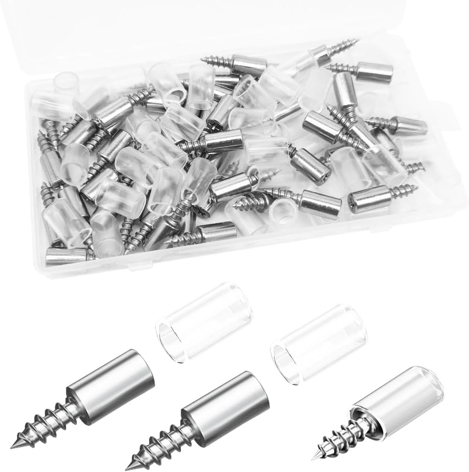 Shelf Pegs Shelf Pins 50 PCS Shelf Support Pegs with Anti-Slip Sleeve Shelf Brackets Pegs Shelf Holders Pegs Cabinet Shelf Supports Bookshelf Pegs for Shelves