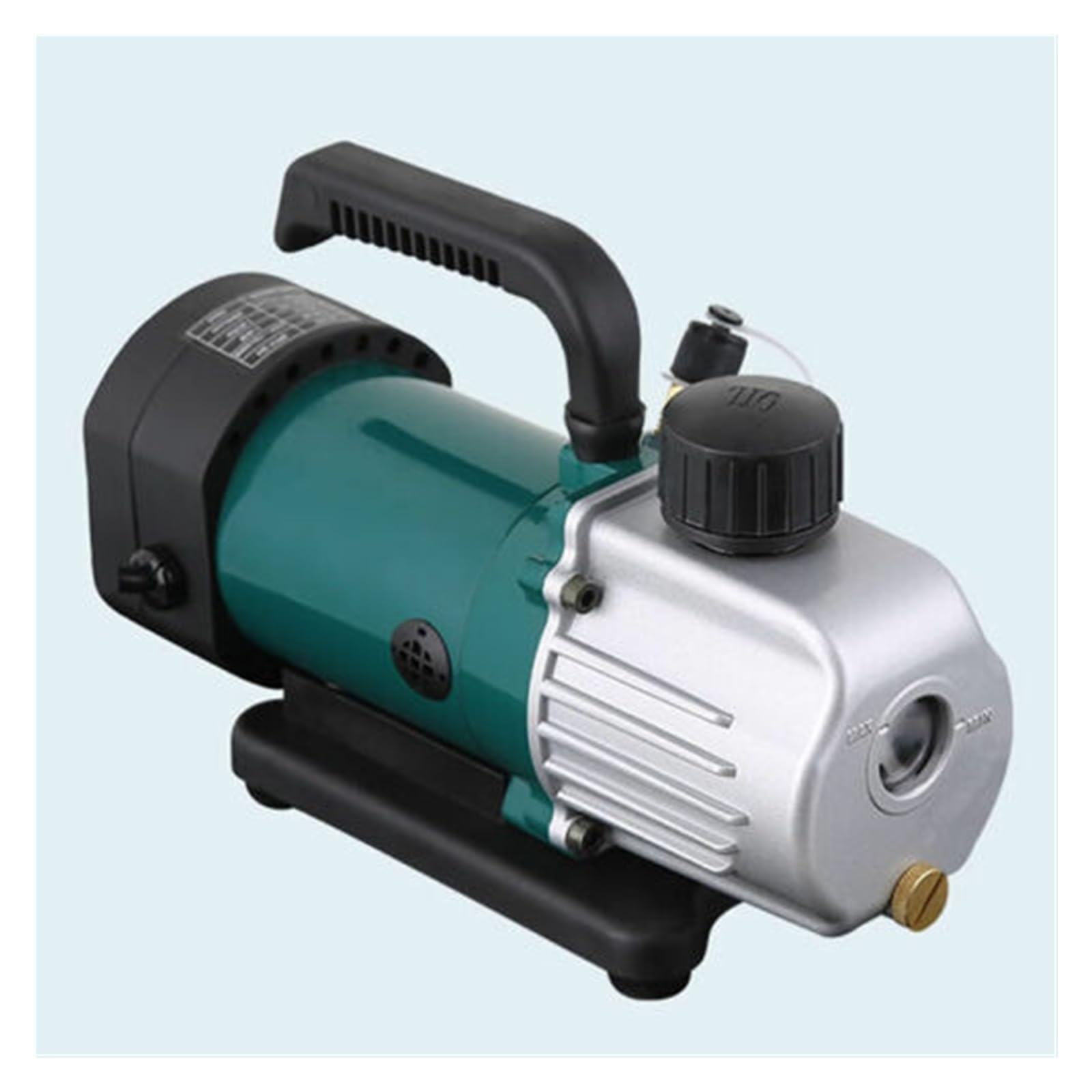 Membranpumpe, 1L Drehschieber-Vakuumpumpe Einstufige Labor Kühlschrank Pumpe 1.8CFM 1/6