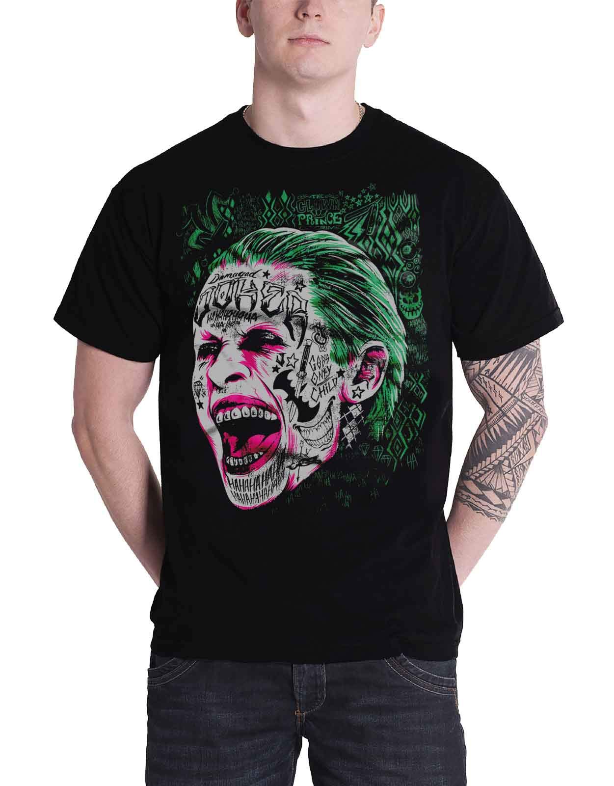 Suicide Squad T Shirt Joker new Official DC Comics Mens Black