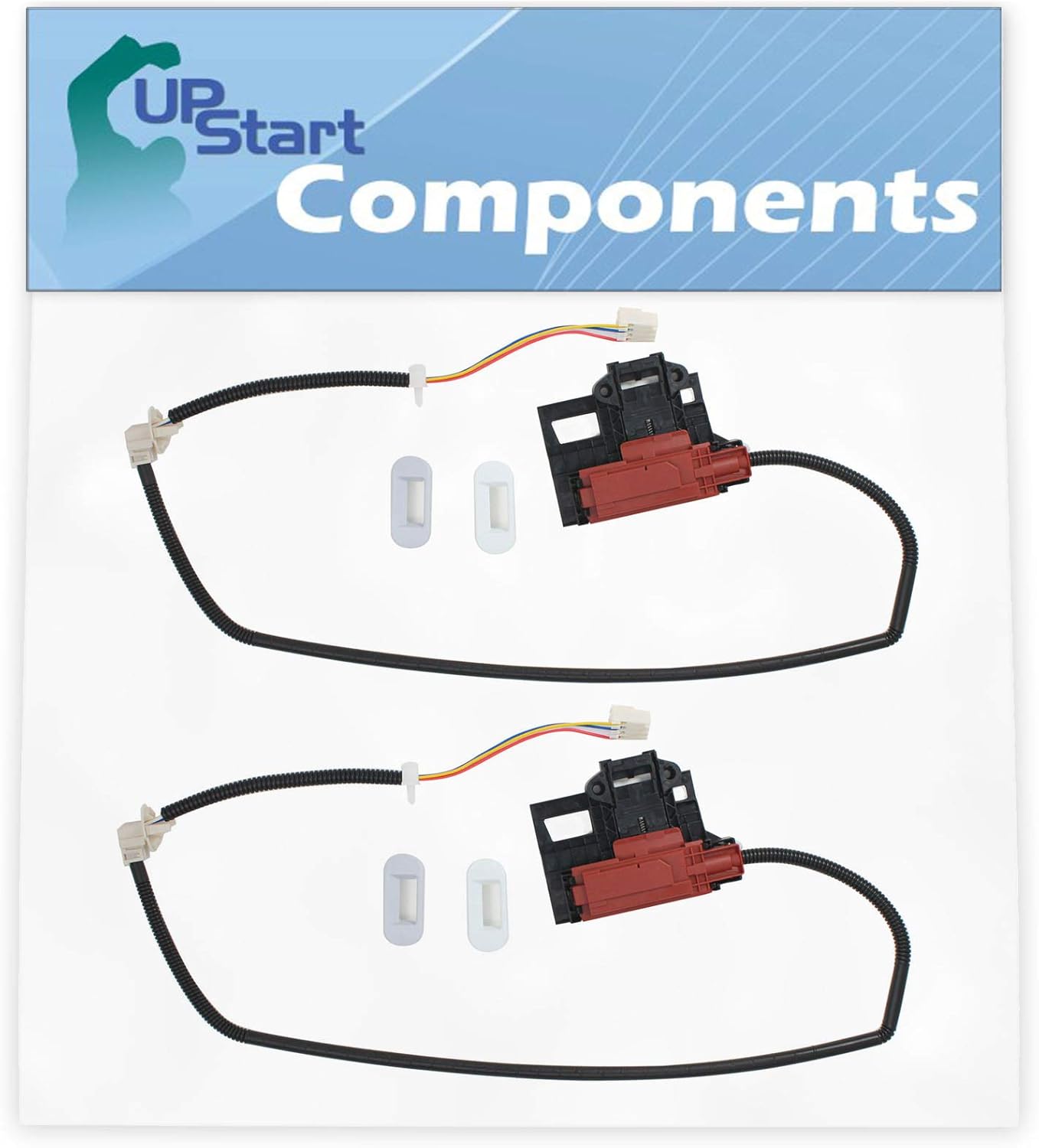 2-Pack W10404050 Washer Latch Assembly Replacement for Kenmore/Sears 110.21302013 Washer - Compatible with W10238287 Washing Machine Lid Lock Switch