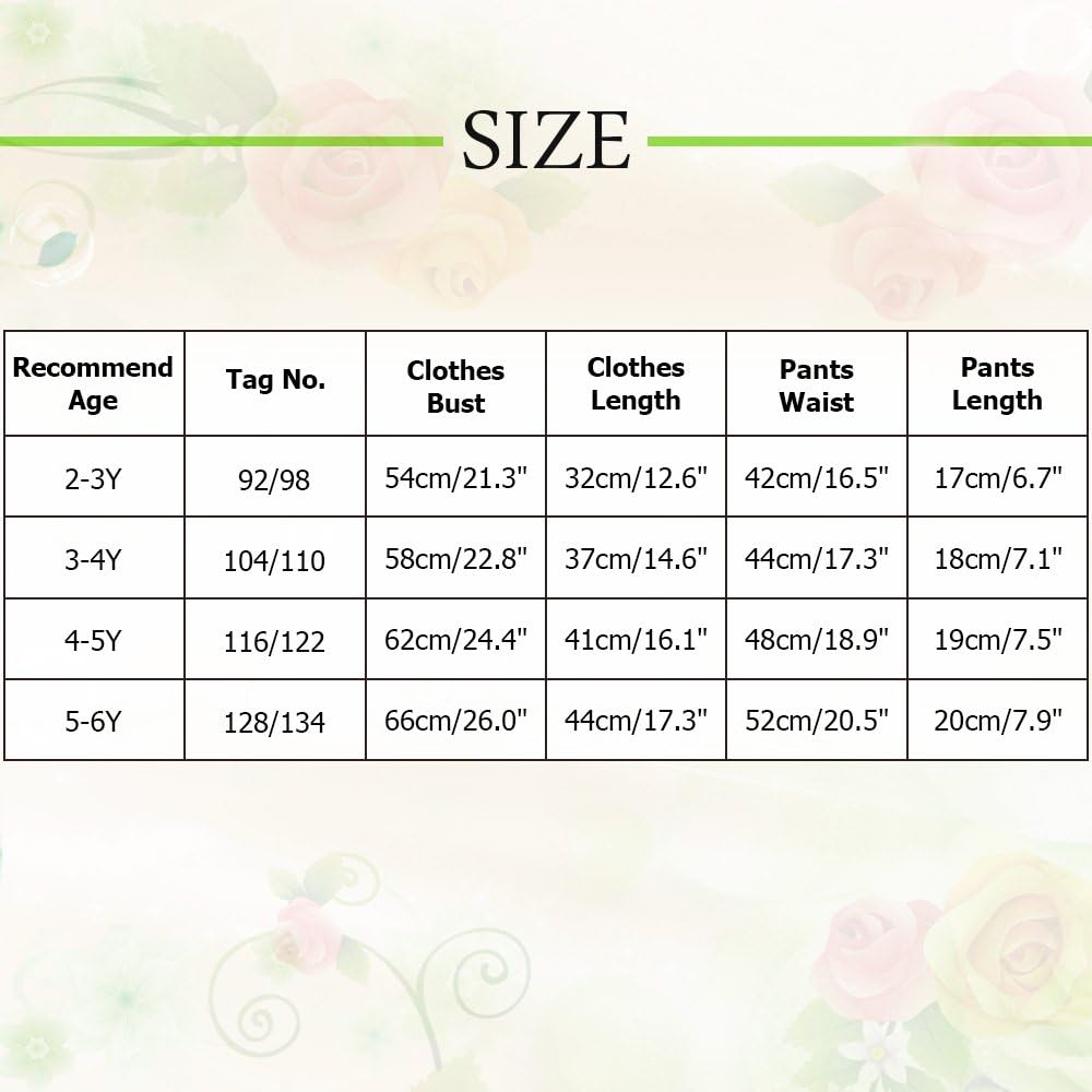 TFJH E Girls Swimsuit UPF 50+ UV Kids Two Piece Swimwear Sunsuit 2-6 Years : Clothing, Shoes & Jewelry