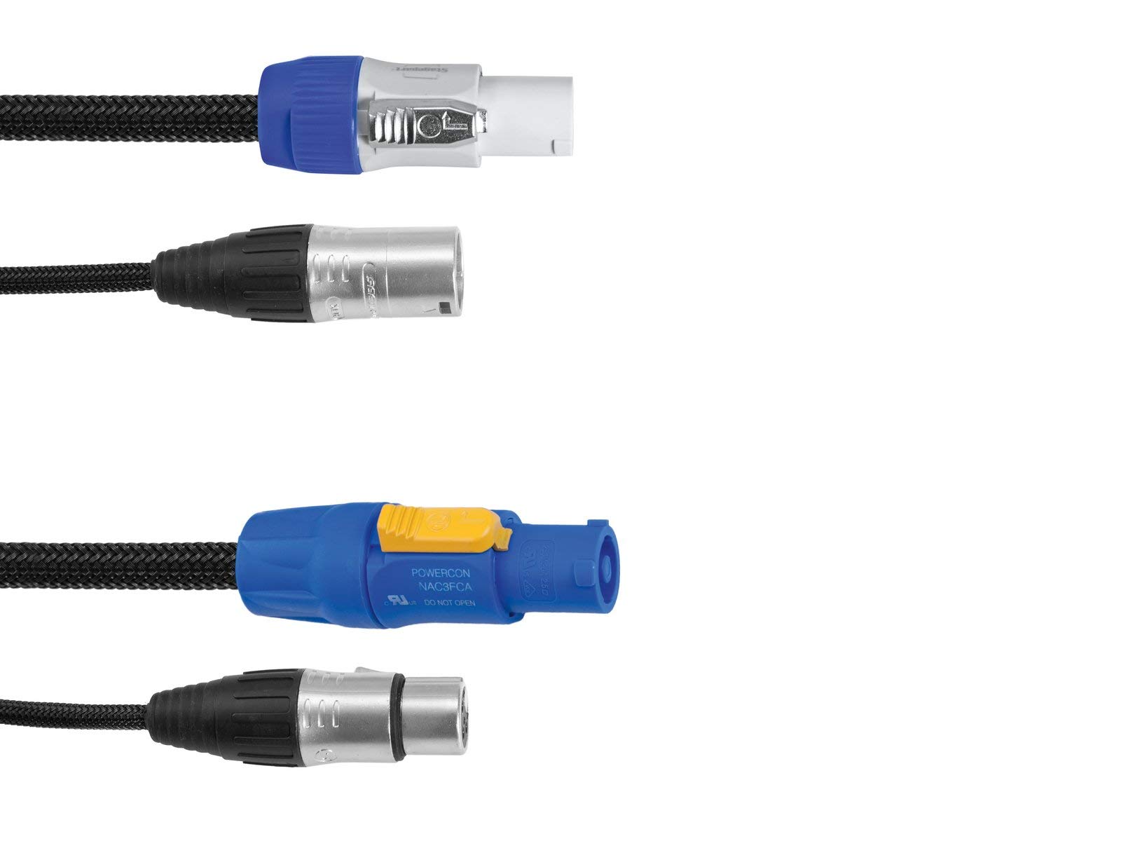 EUROLITE Kombikabel DMX P-Con/3 Pin XLR 1,5m | Power-DMX-Kabel