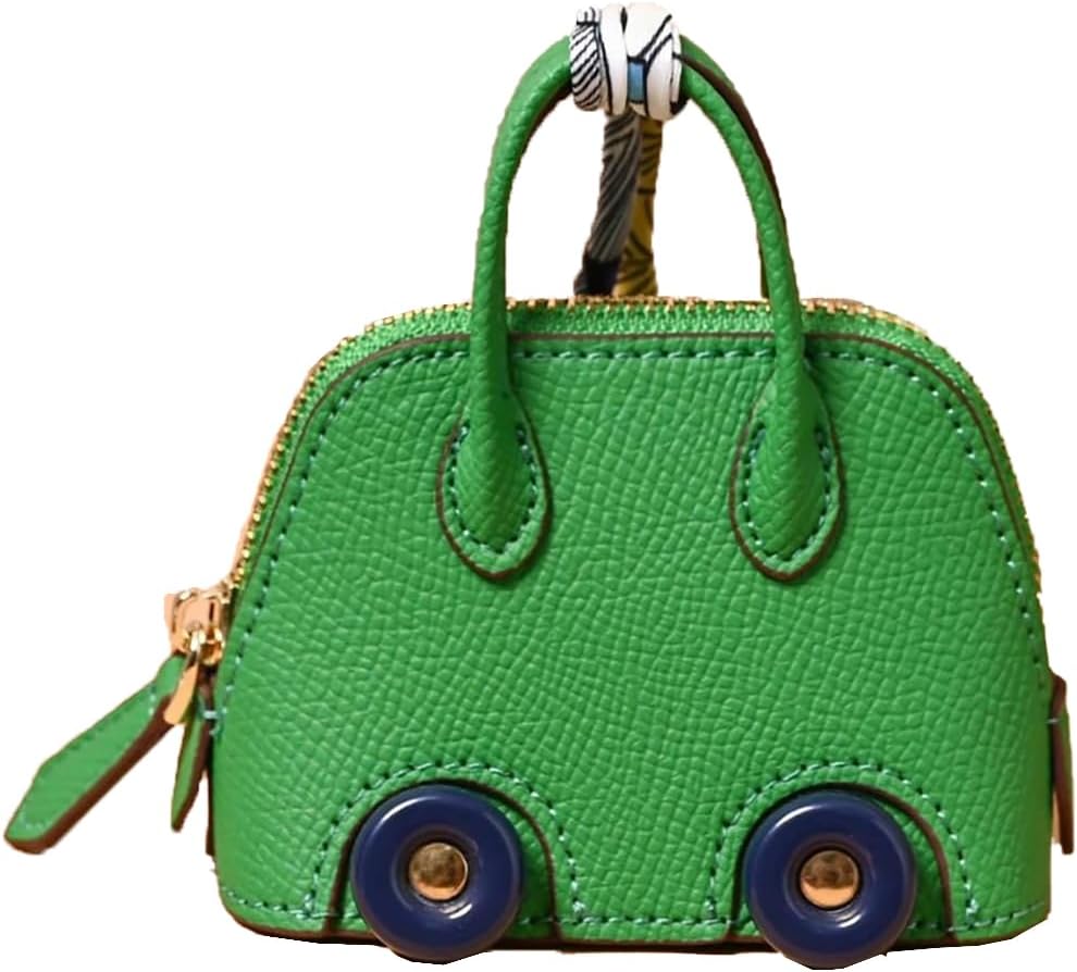 Mini Backpack Keychain for Women,Small Change Pouch Coin Purse Twist-lock with Key Headset Bag