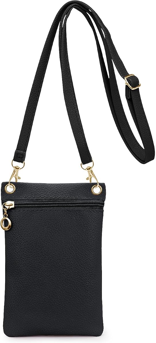 Monedero para teléfono celular, bolso de cuero de PU para teléfono celular, cartera para mujeres y niñas, bolso cruzado para ir de compras