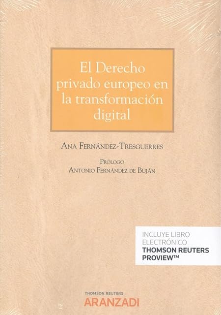 Portada de Derecho Privado Europeo en la Transformación Digital