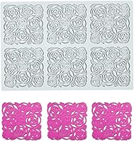 Vista 11 de Moldes de silicona de chocolate 3D con hojas huecas de plumas huecas para fondant, molde geométrico para caramelos, decoración de pasteles