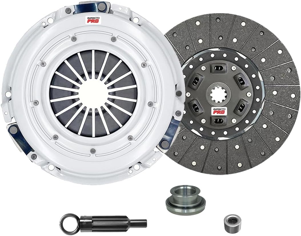 ClutchMaxPRO 12" Heavy Duty OEM Clutch Kit Compatible with Chevy GMC C1500 C2500 C3500 C3500HD Suburban Blazer Jimmy C10 C15 C20 C30 C35 K5 Blzer K15 K25 K35 Pickup (CP04545HD-CK)