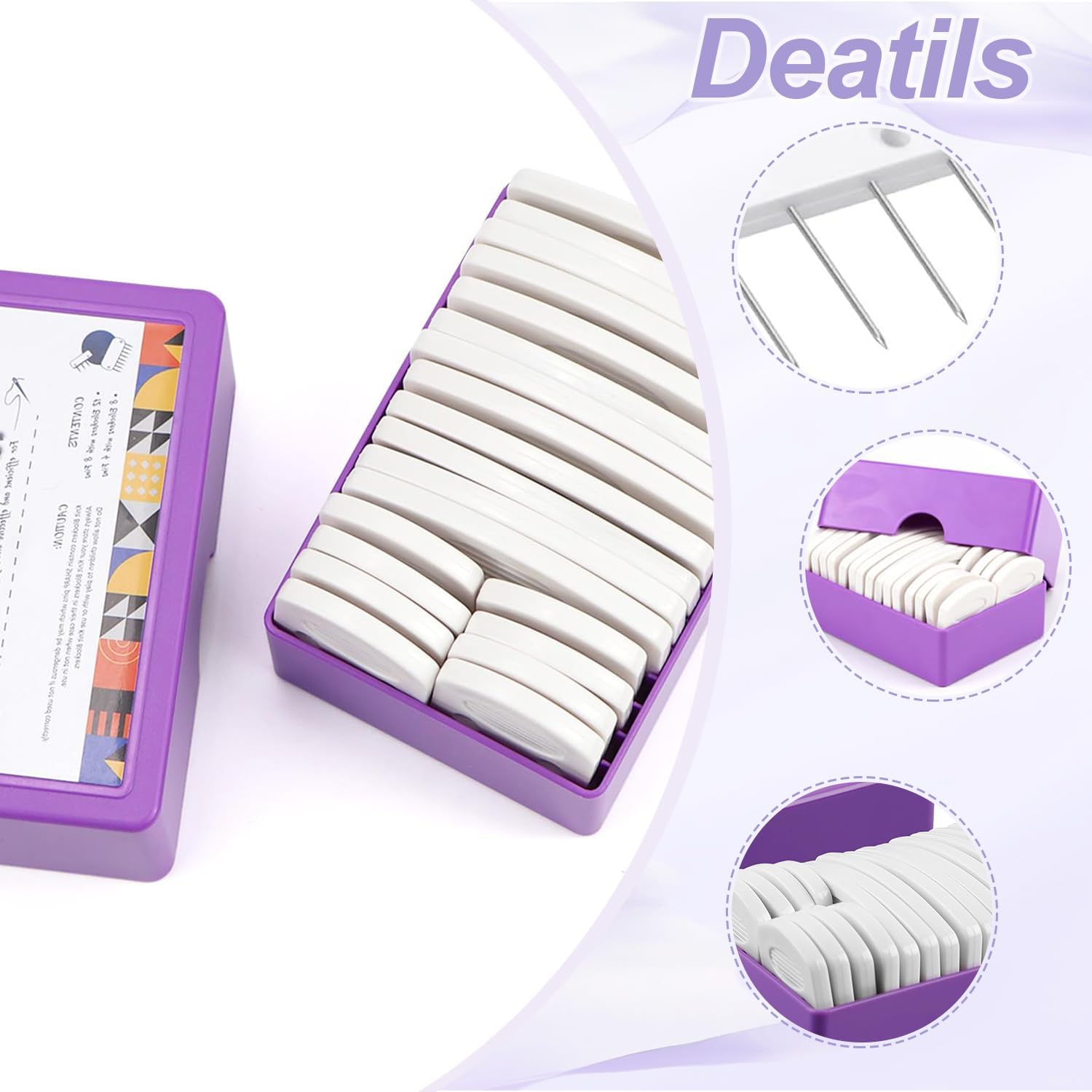 Knitting Lock Combs, Crochet Lock Comb, Point Locker Needles, Knitting Blocker Combs, Knitting Tools, to Improve the Efficiency of Tissue Processing