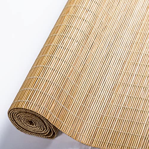 LLDSB026 Stores à Rouleau en Bambou Naturel/Stores à Crochets, Rideaux, éCran De Confidentialité RéGlable Peut éGalement êTre Utilisé comme SéParateur De PièCe. (WxH:50x60cm/20x24in) Cover