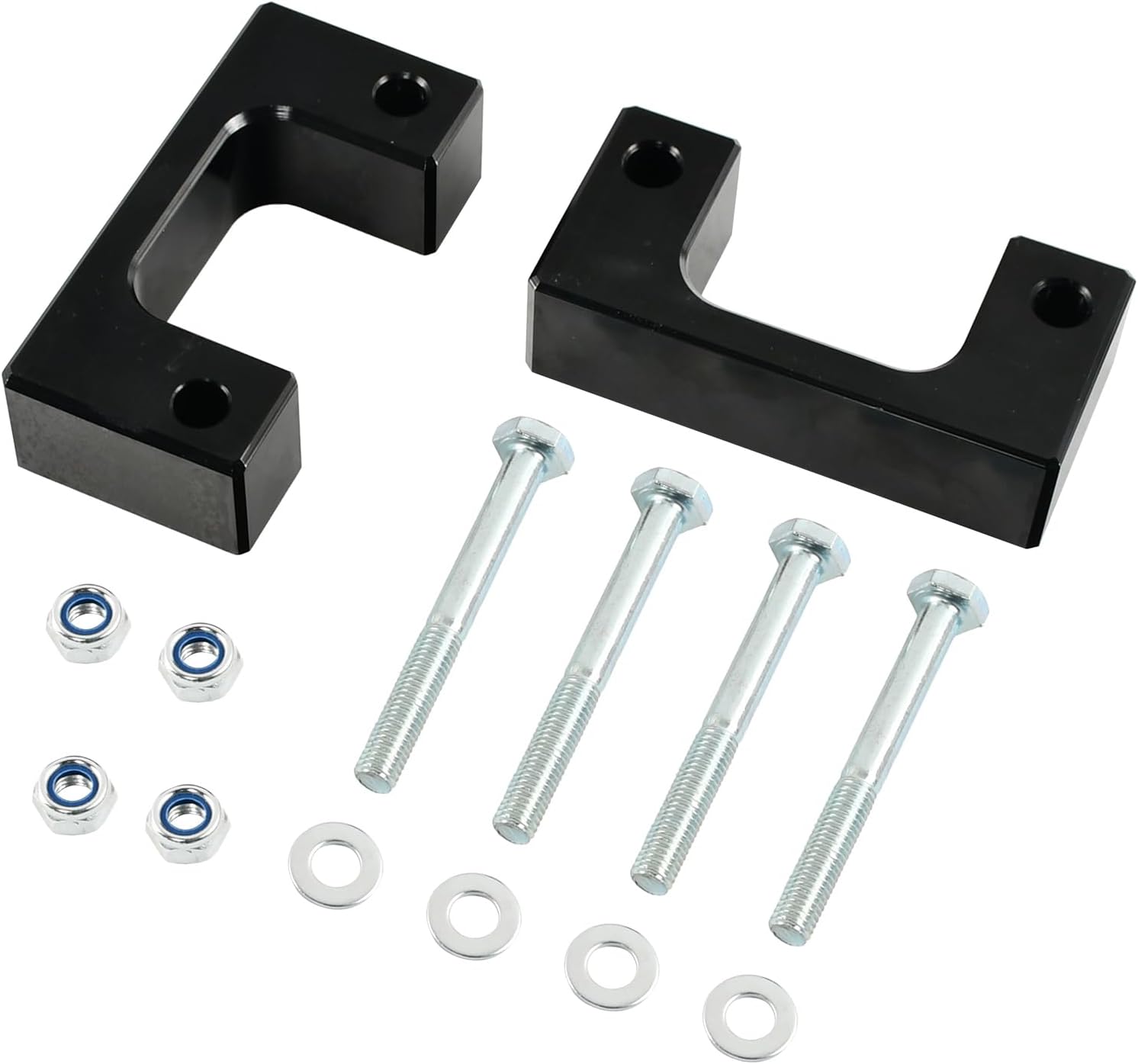 2.5'' Inch Aluminum Front Leveling Lift Kit Compatible with Chevy Avalanche Silverado Suburban 1500 Tahoe Sierra Yukon XL1500 GMC Sierra GM 1500 LM 2007-2024 Black