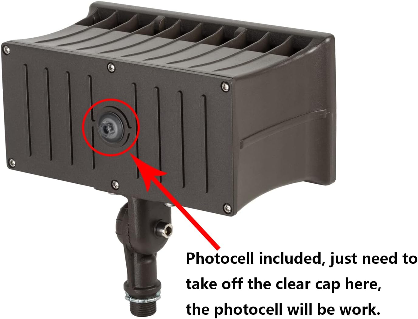 1000LED 70W LED Flood Light Photocell Sensor Outdoor Spot Light Supper Bright 150Lm/W 5000K AC120-277V Waterproof IP65 UL DLC Certificate for Commercial and Residential Area