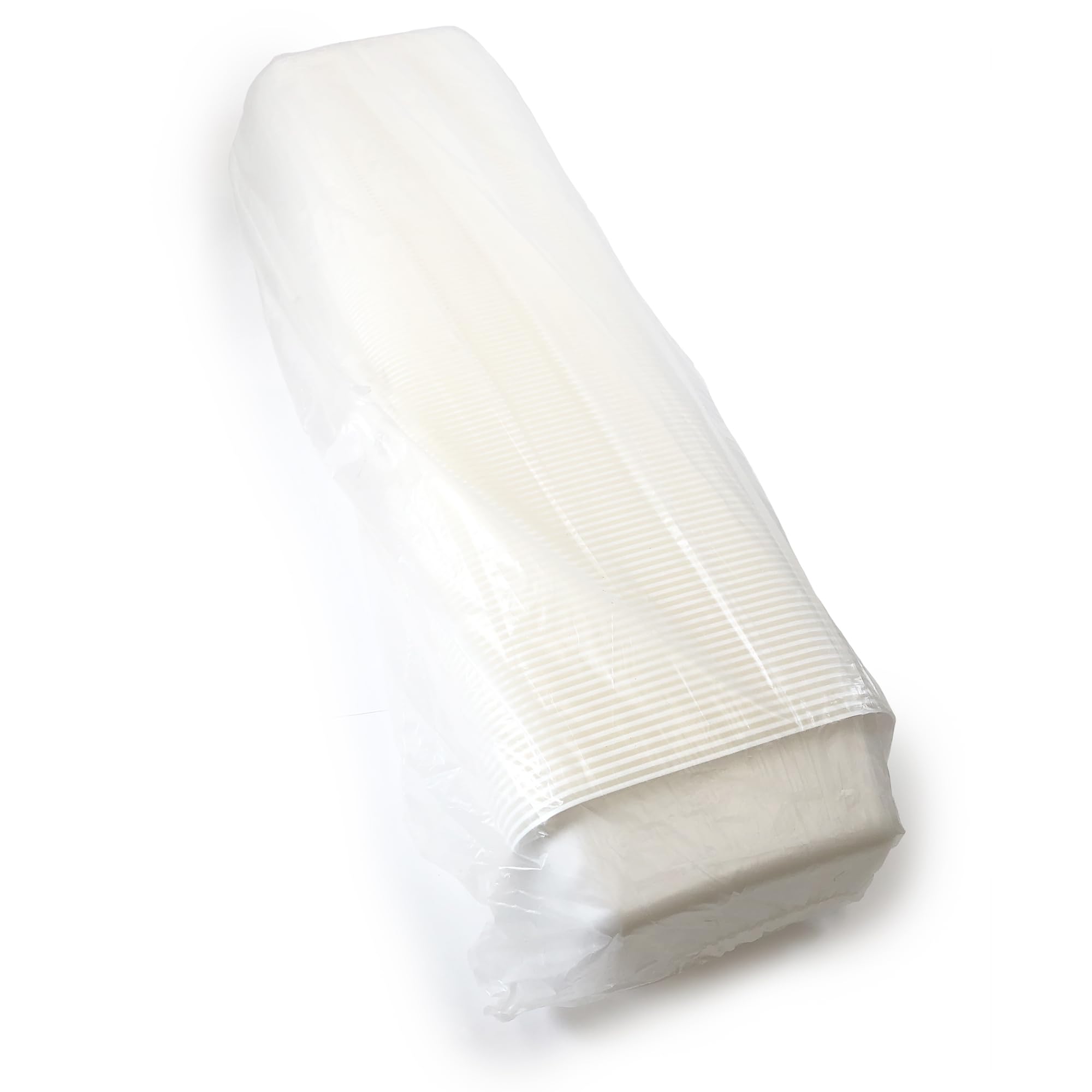 Pack 130 Bandejas Gastronorm GN3 45-00 1/8 de Polipropileno Blancas para Envasar Alimentos Crudos o Cocinados | Color Blanco y Medidas 160x130x45 mm