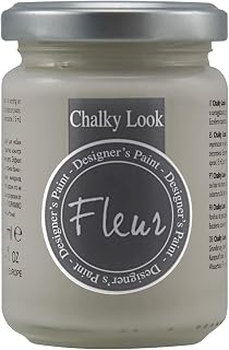 Fleur Chalky Look Paint - Greige, 4.4 oz jar