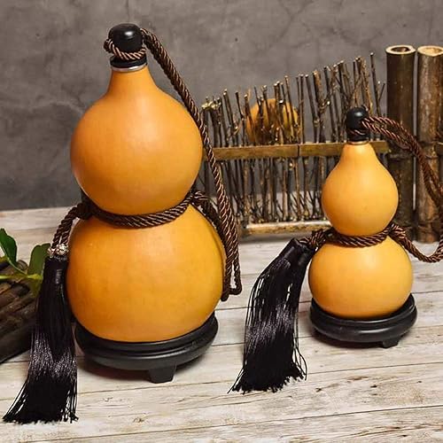 Miniatura 4 de Botella de corcho vacía para decoración del hogar con diseño de calabaza y cera de abeja, con tapón de madera, 50.7 fl oz