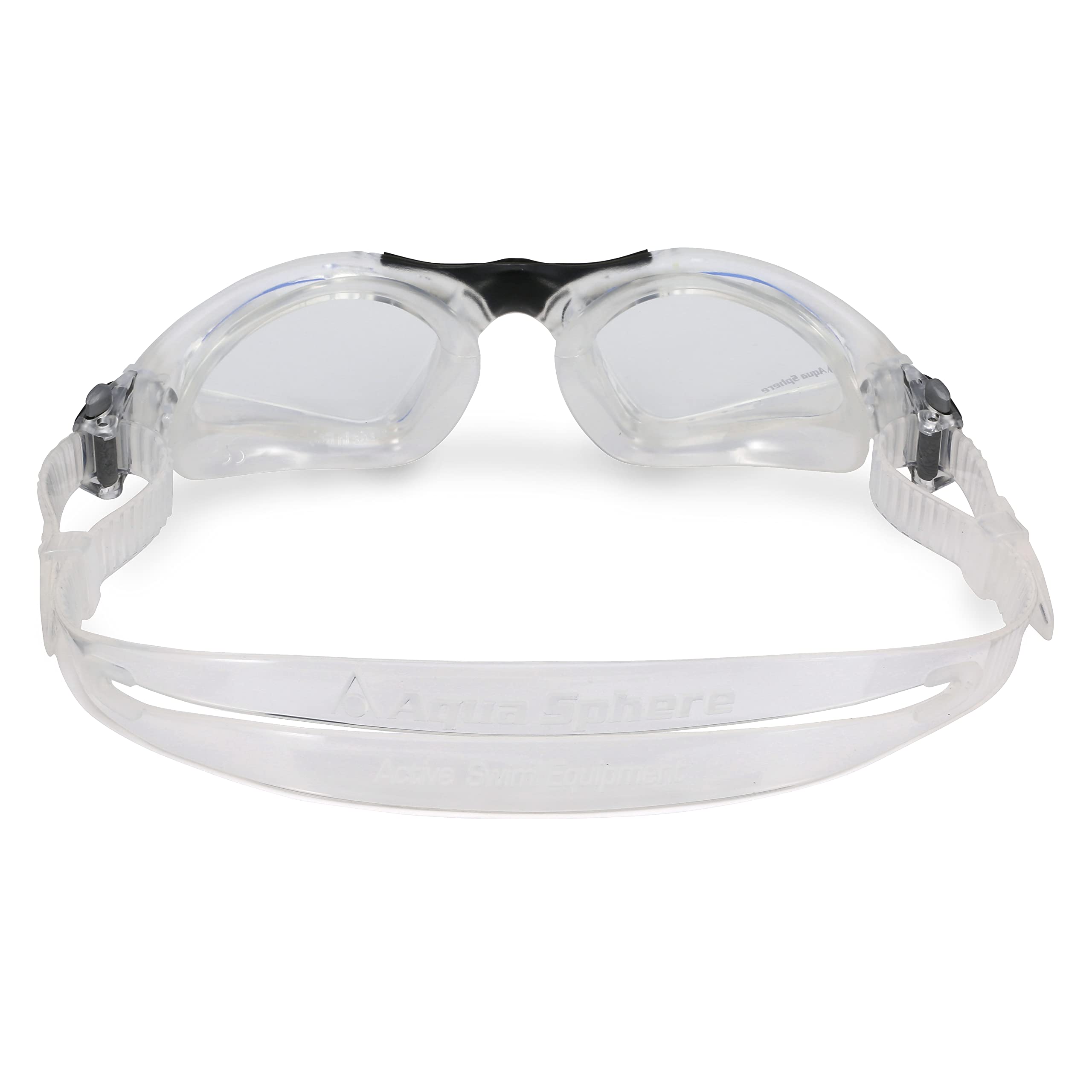 Aqua Sphere Kayenne Lunettes de natation pour adulte – Vision sans distorsion à 180 degrés, idéales pour les piscines actives ou les nageurs en eau libre | Unisexe pour adulte, verres transparents,