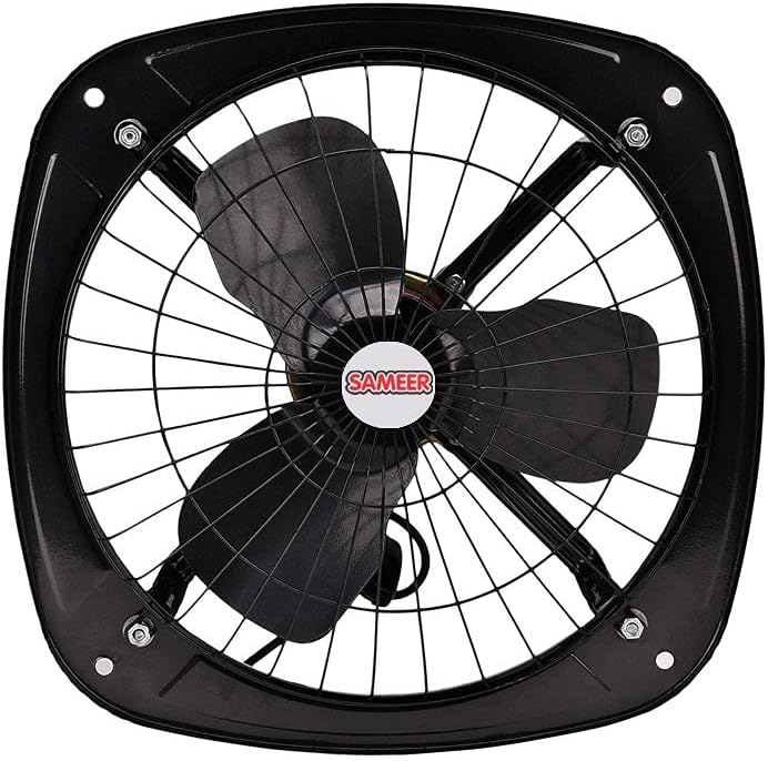 Sameer 230mm Anti-Rust Ventilation Exhaust Fan 9 Inch (Black)