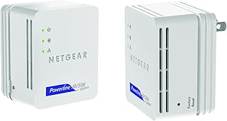 NETGEAR Powerline 500 Nano 1 GigE Port Starter Kit (XAVB5101)