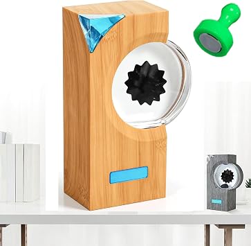 Asiro Ferrofluid, Ferrofluid Sound Visualizer, Lumoraud Ferrofluid Sound Visualizer, Symbiot in Bottle, Belisencia Sound Visualizer, Ferrofluid Dancing with Music Rhythm Yellow