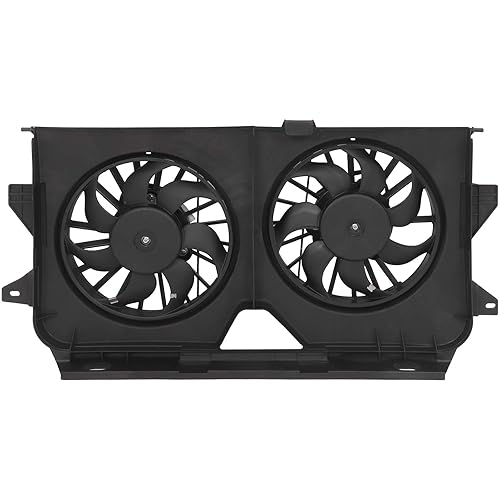 Vista 28 de SCITOO Ventilador de refrigeración del condensador del radiador compatible para Quattro/TT para Passat/Passat CC/Golf/Beetle