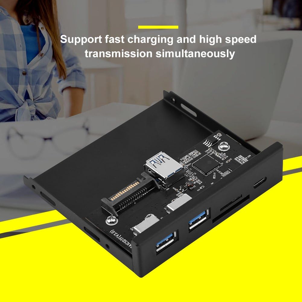 Crеаtіvе Prоduсt USB Front Panel, Multi-Function Type C + USB 3.0 + TF/SD Card Slot Hub Front Panel for PC Floppy Drive. Bеѕt Cуbеr Dеаlѕ 🔥 USB Front Panel, Multi-Function Type C + USB 3.0 + TF/SD Card Slot Hub Front Panel for PC Floppy Drive.