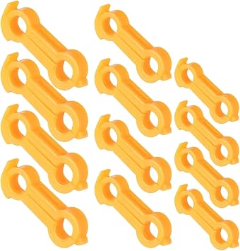 12x Chicken Splay Leg Hobble Brace Chicken Hobble Clip on Leg Bands for Goose Bird Ducks Pigeon Parrot