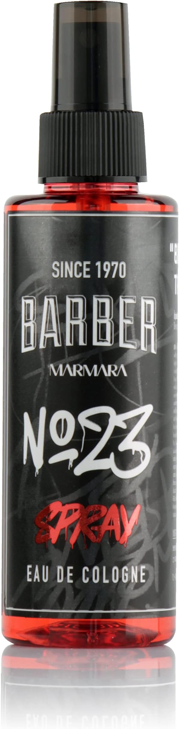 No 23 Eau de Cologne Spray 150ml | After Shave Cologne for Men | Turkish Barbershop Fragrance | Cooling Body Spray | Long-Lasting Freshness | Graffiti-Inspired Scent for Daily Use