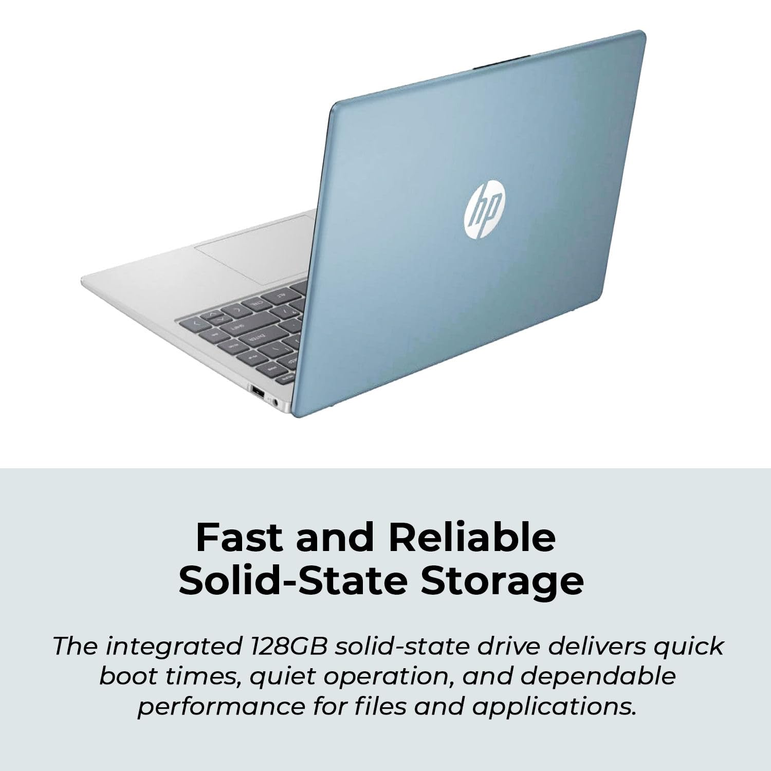 HP 14" Rose Gold Ultrabook Laptop, Intel 4-Core CPU, 4GB RAM, 1.1TB Storage (1TB OneDrive and 128GB SSD), HD Display, Windows 11, Microsoft 365 Web Apps