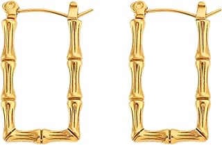 Chic-Dainty-Aesthetic-Jewellery-Golden-Hinged-Hoop-Earrings-for-Women-Fashion