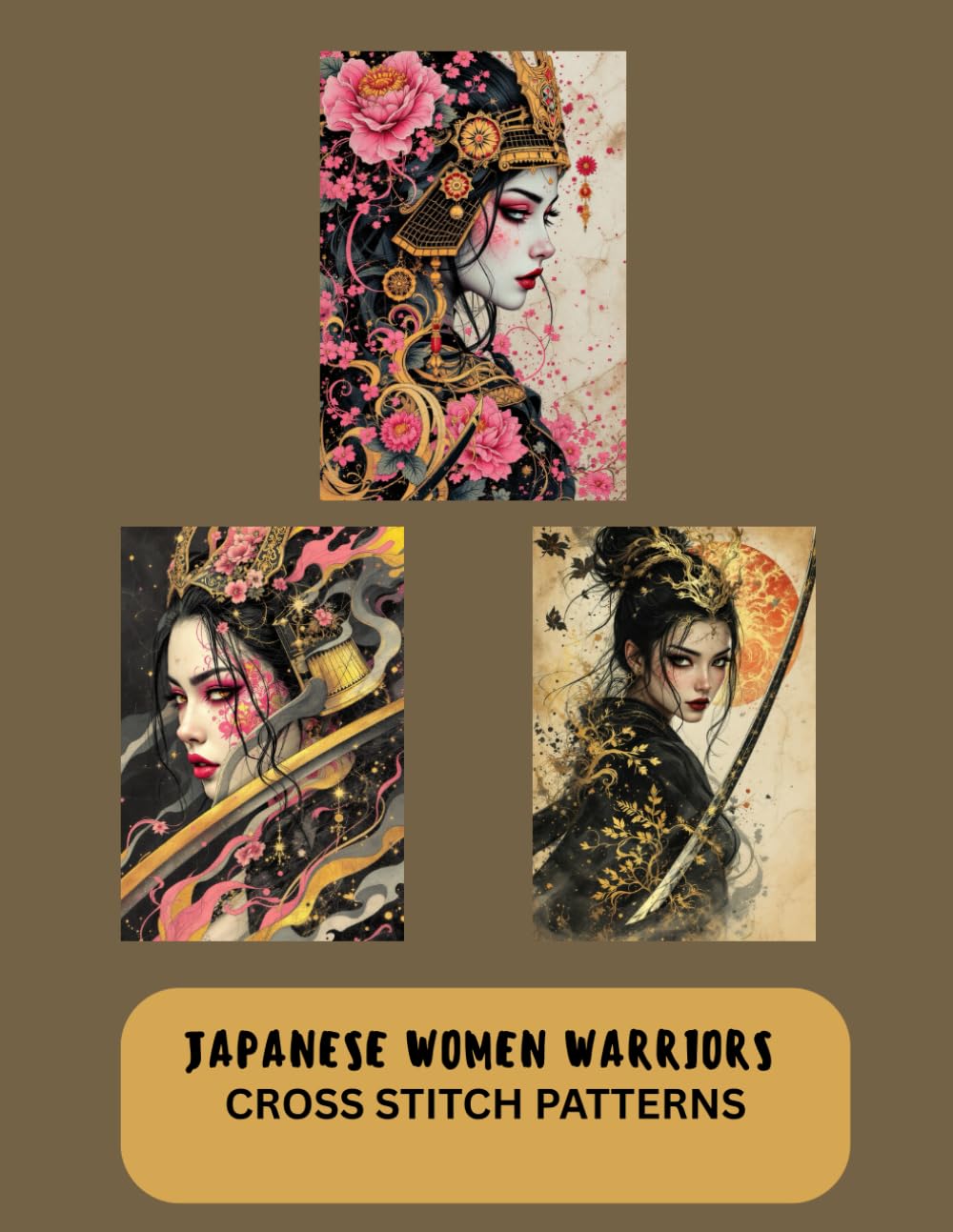 JAPANESE WOMEN WARRIORS CROSS STITCH PATTERNS