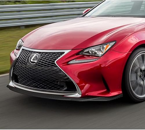 Miniatura 5 de Q1-TECH, borde de parachoques delantero compatible con modelos Lexus RC300  RC350  RC 2015-2018 solamente, alerón de parachoques delantero, kit de