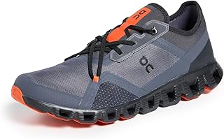 On Men's Cloud X 3 AD Sneakers, Eclipse | Flame, Black, Orange, 7 Medium US