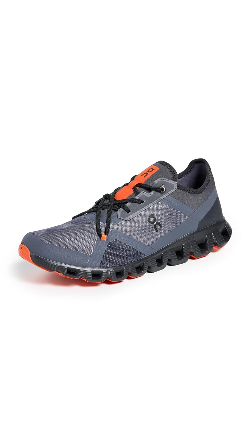 On Men's Cloud X 3 Shift Sneakers, Denim/Eclipse, Blue, 7.5 Medium US