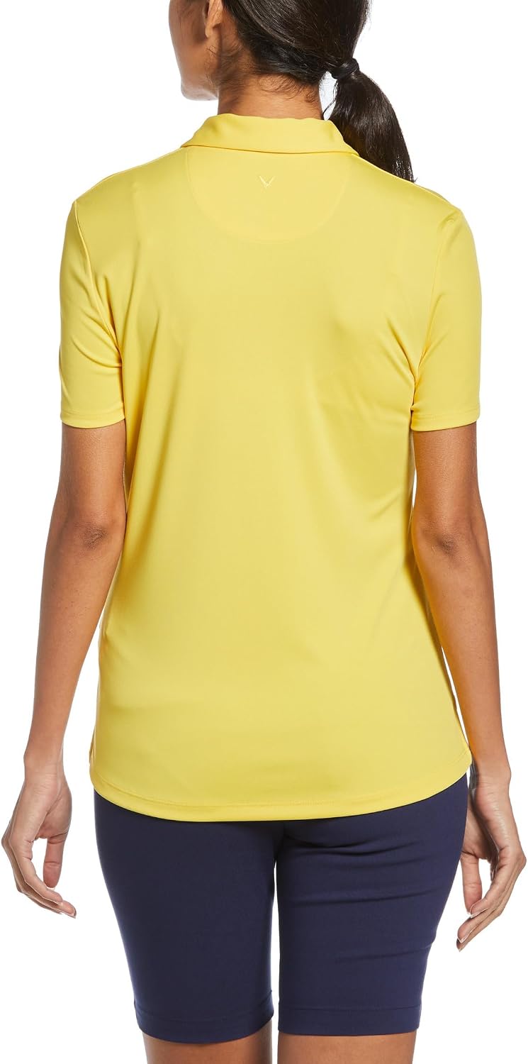 Callaway Short Sleeve Tournament Polo Lemon Zest XL