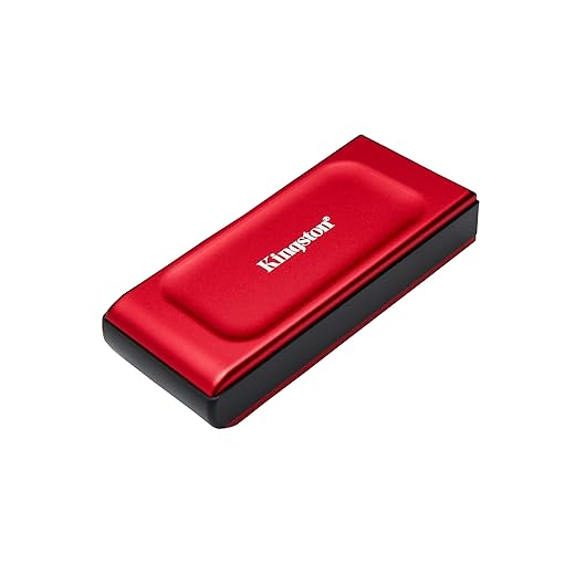 SSD EXTERNO KINGSTON 1TB USB 3.2 VERMELHO SXS1000R/1000G
