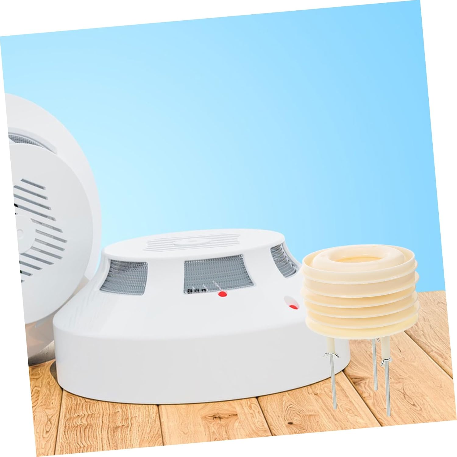 INOOMP Outdoor Humidity Temperature and Light Sensor Protector Case Compact Sensor Louver Box Carbon Dioxide and Atmospheric Pressure Monitoring