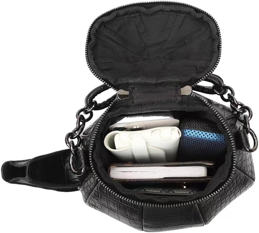 Shoulder Bag Large Capacity Party Bags PU Handbag Fashion Zipper Bag