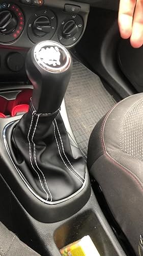 Pomello del Cambio a 5 Marce Manopole del Cambio per Auto Manopola del Pomello del Cambio a Mano Copri Cuffia per Cuffia per Opel Corsa D 009140093 19276456