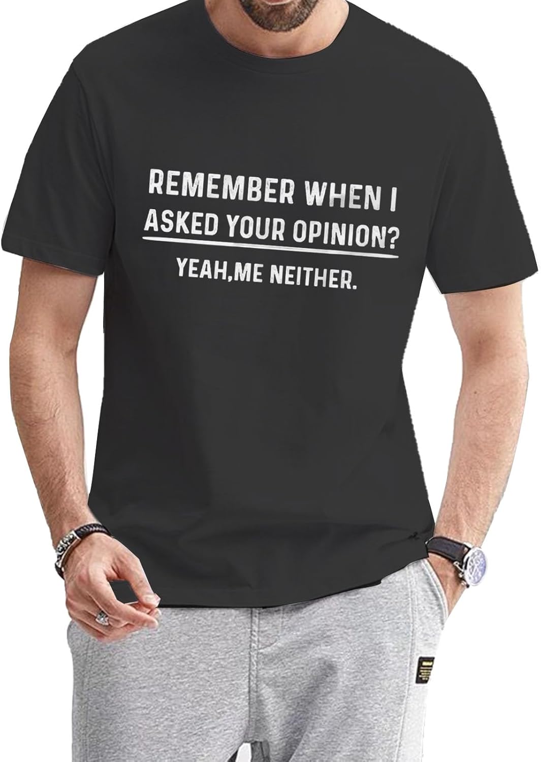 Drawelry Funny TShirt for Men Crewneck TShirts Graphic