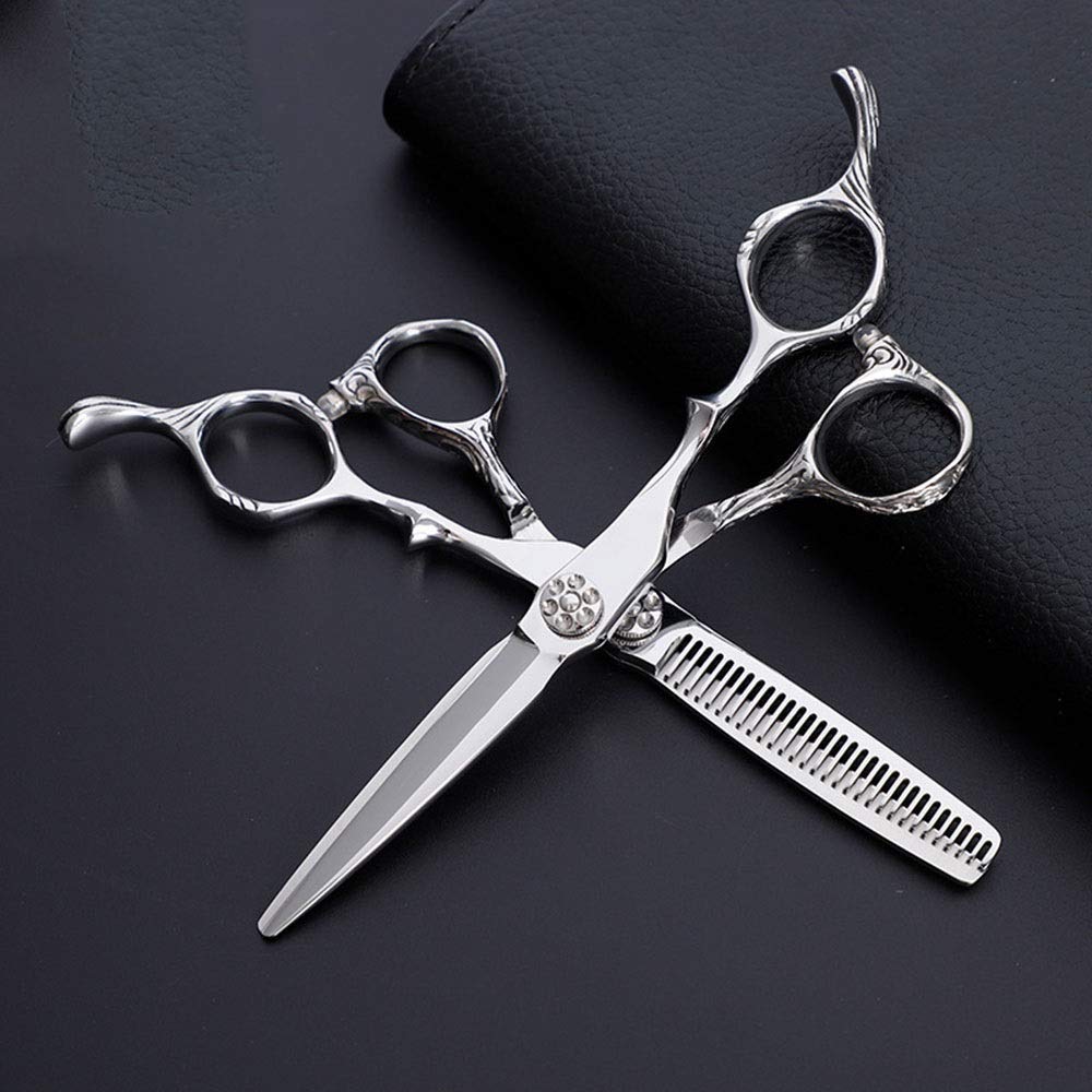 Ciseaux de coiffure de 6 pouces pour couper et désépaissir les cheveux épais