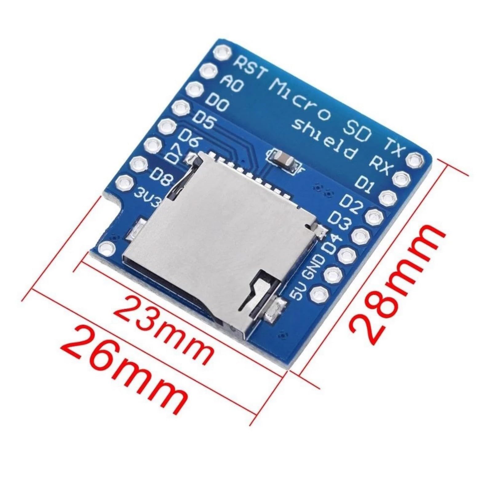 Memory Card Shield Module de lecteur de carte mémoire avec design compact et durable pour module WEMOS