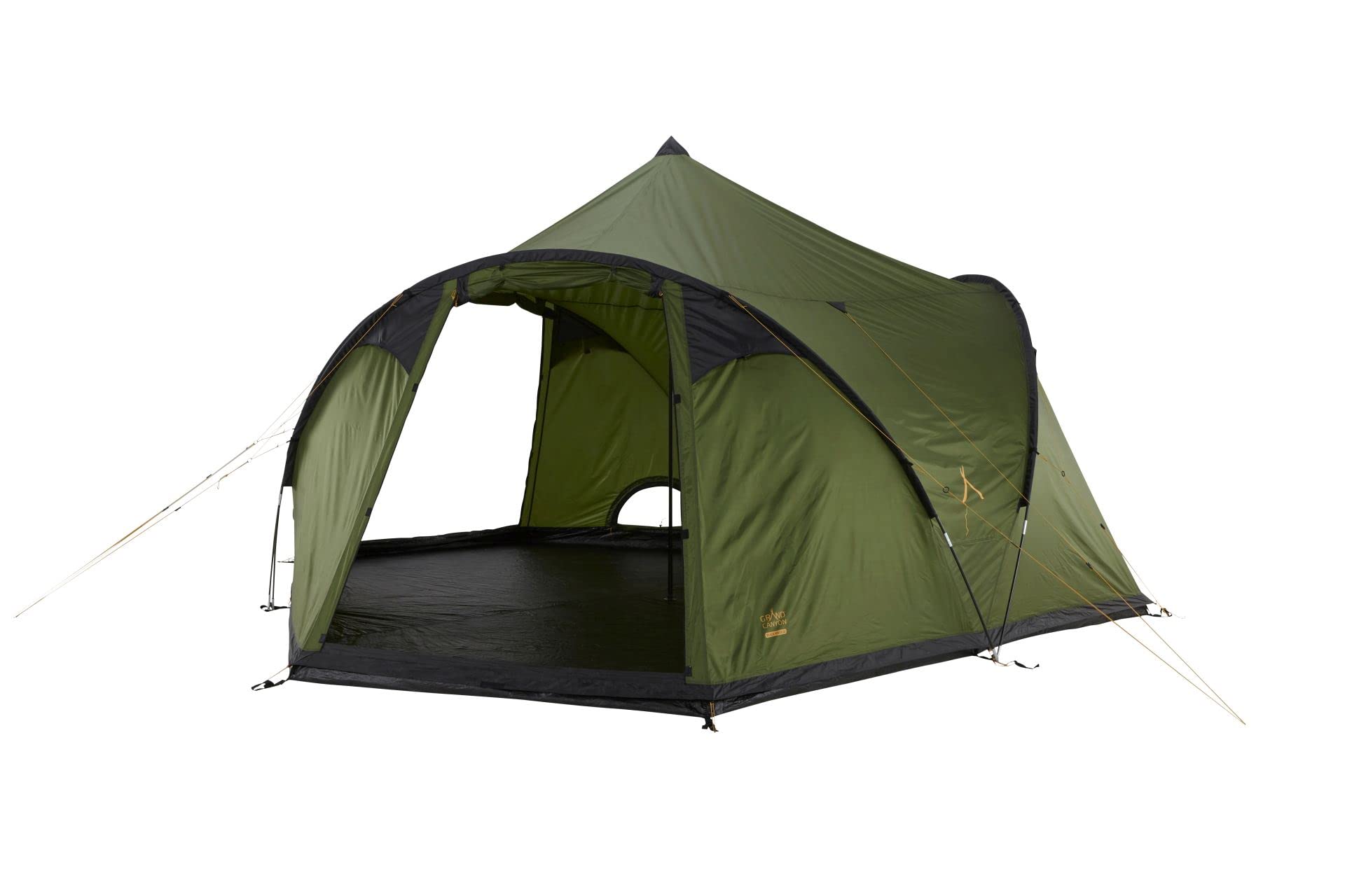 Grand Canyon Black KNOB 10 Tente de groupe style Tipi pour 10 personnes | Tente familiale, tente de groupe, tente pyramidale, tente tipi