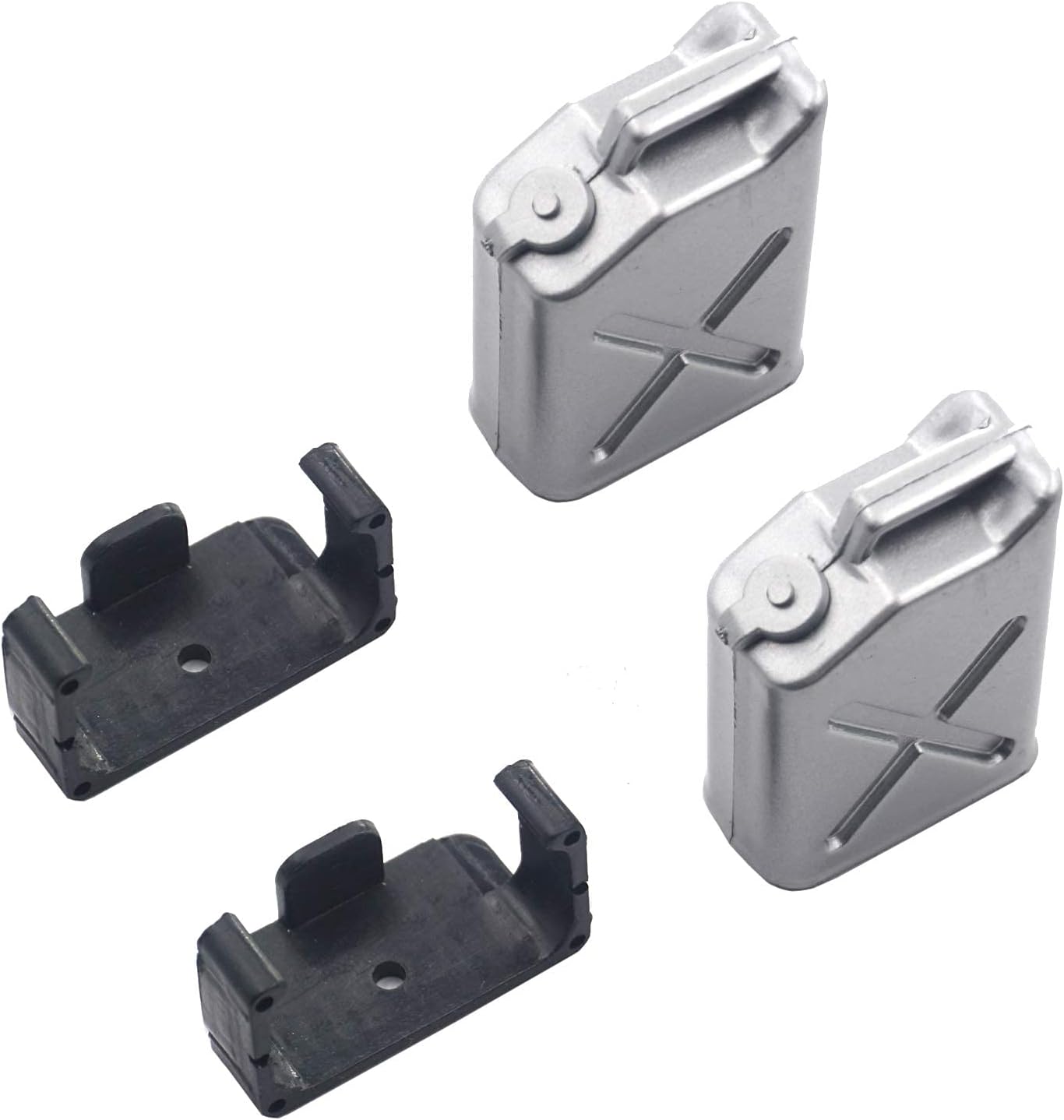 2PCS Share Goo 1/10 Scale RC Rock Crawler Decoration Accessory Plastic Mini Fuel Tank Compatible with Axial SCX10 CC01 RC4WD D90 1/10 RC Crawler Truck Car (Green) : Toys & Games