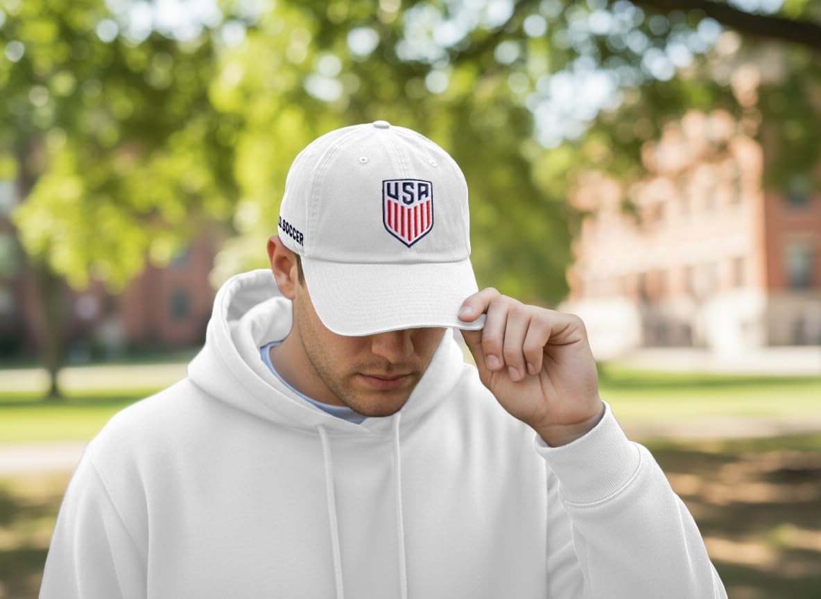 Desert Cactus US Soccer Baseball Hat United States National Team Brimmed Embroidered Hats Cap Adjustable Cloth Strap Adult