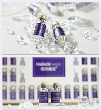 Faience Magic Microneeding Serum Set, 80mg+3ml x 15 Ampoules, Polypeptide Firming Face Serum for Wrinkles and Fine Lines