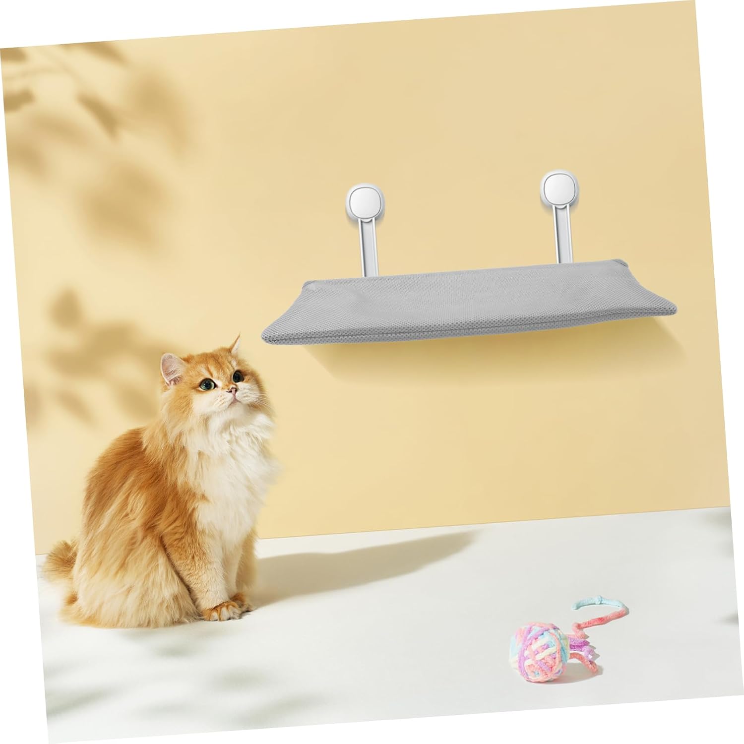 ORFOFE 4pcs Cat Hammock Cover Washable Cotton Replacement for Pet Window Perch