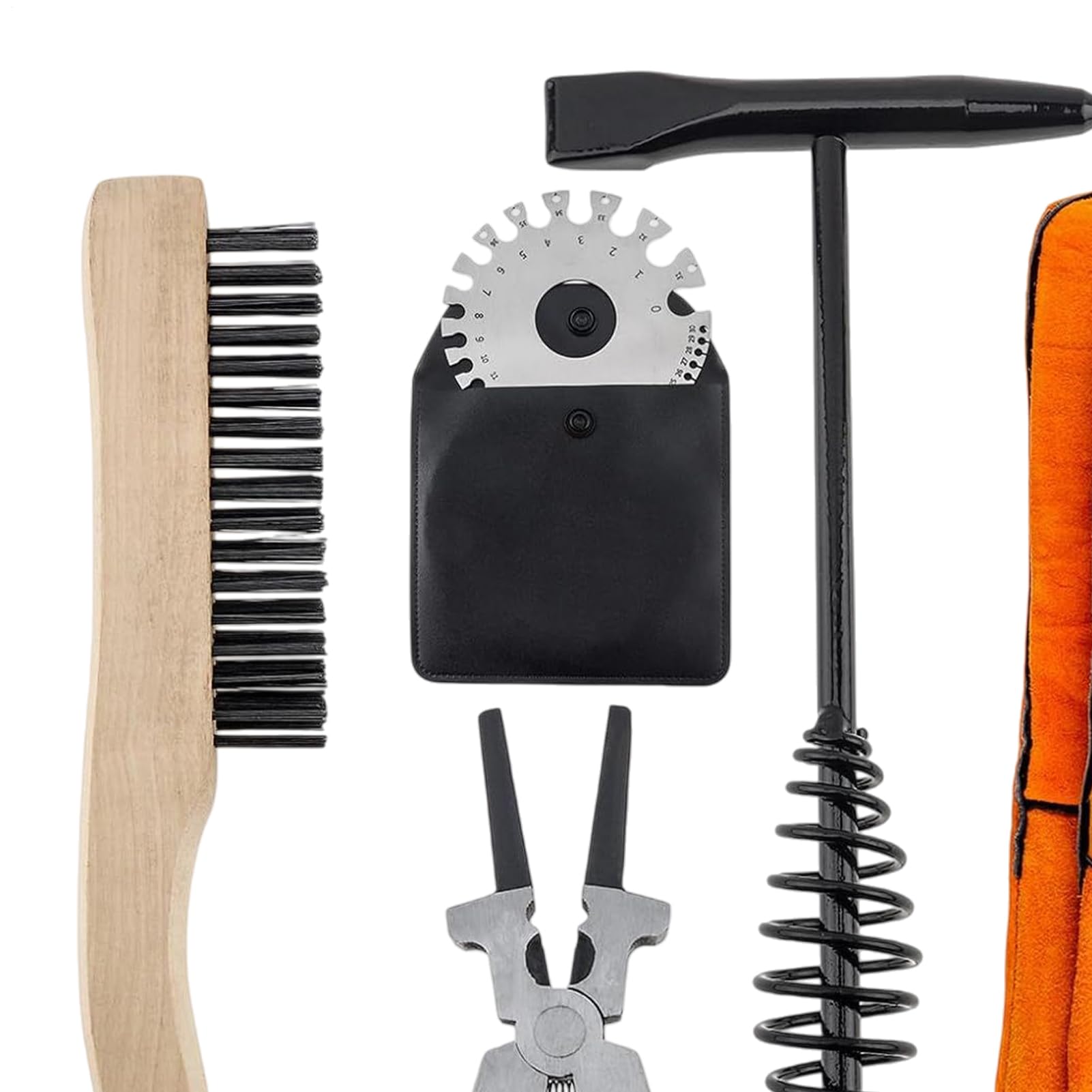 Kit D'Outils De Soudage Outils de Nettoyage de Laitier pour Soudure | Ensemble pour l'Élimination de la Rouille Pour Soudage et Soudure en Automobile, Électronique, Industrie, Artisanat et